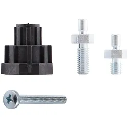 Barberi Austauschkit für Stellmotoren P27T2 und M04. Komplett mit Arretierschraube, Adapter für Mischventile, Anti-Rotationsstift.
