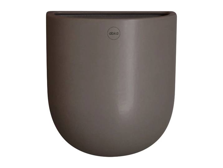 DBKD Suspension pot de fleur taupe Cut Large 17 cm