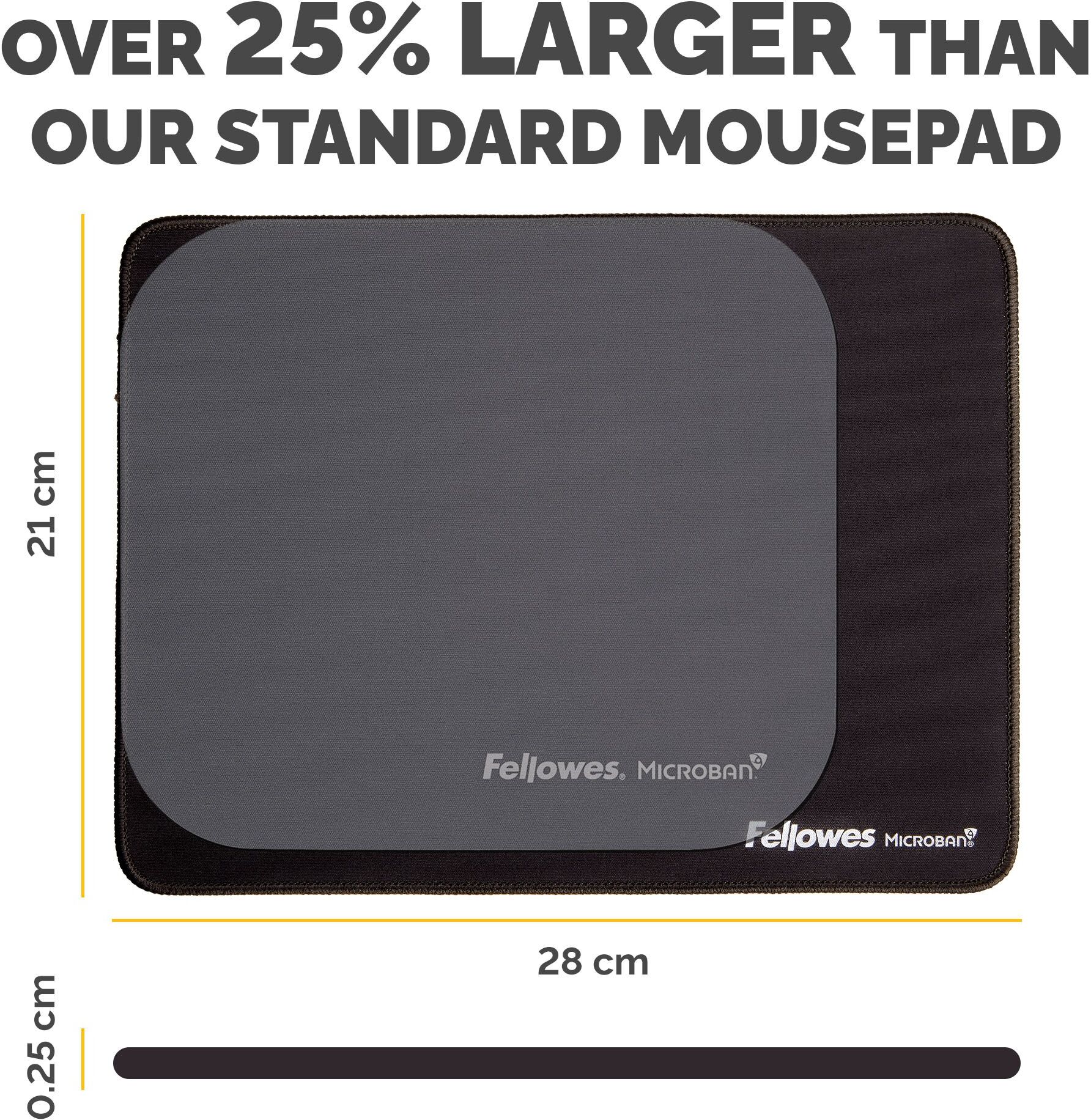 Fellowes Breyta XL Fabric Mouse Mat - Black