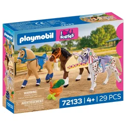 PLAYMOBIL 72133 I Love Horses Drei Sammelpferde