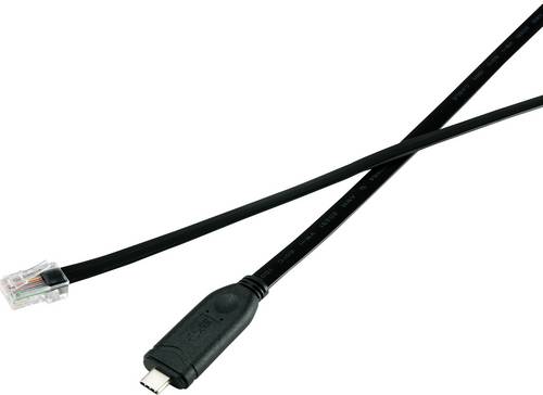 Renkforce USB-C, RJ45 Adapterkabel [1x USB-C Stecker - 1x RJ45-Stecker 8p8c] 3.00m Schwarz