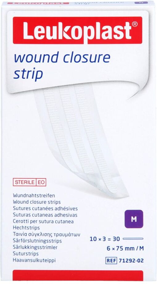 Leukoplast Wound Closure Strip 6x75 Mm Weiß