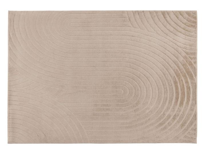 Tapis en 100% polyester crème 200x290 cm