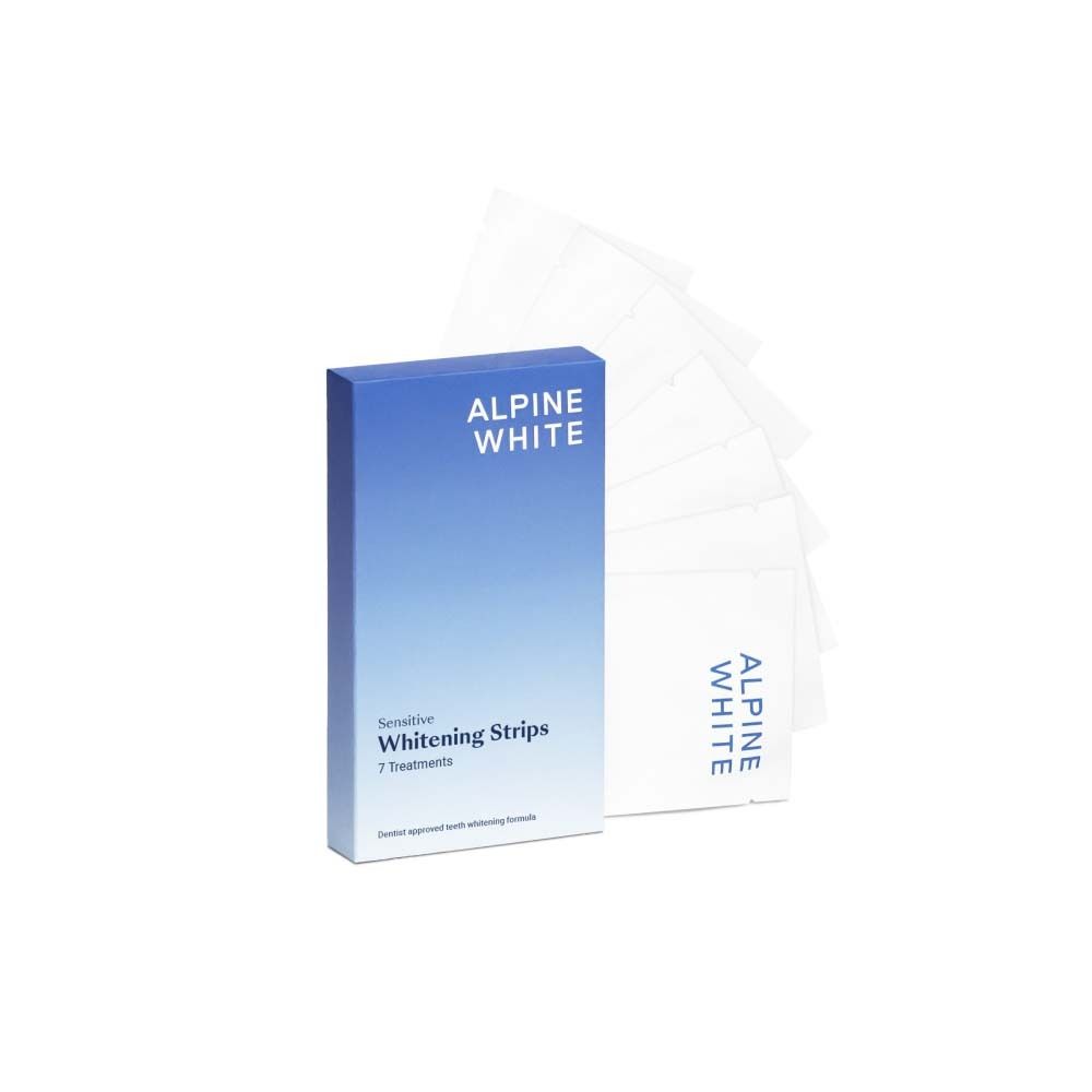 Alpine White Whitening Strips Sensitive f 7 Anwend 1 St Streifen