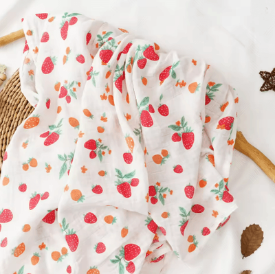 Inspire Essentials Premium Cotton Muslin Swaddle Blanket 120 X 110 Cm Soft Newborn Baby Wrap 2