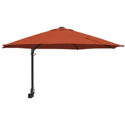 vidaXL Garten-Sonnenschirm Terrakotta 248 x 248 x 148 cm