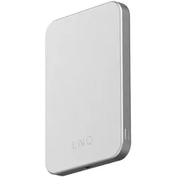 LINQ Connects Pro Charge Magnetic (5000 mAh, 20 W, 18.50 Wh), Powerbank, Silber, Grau