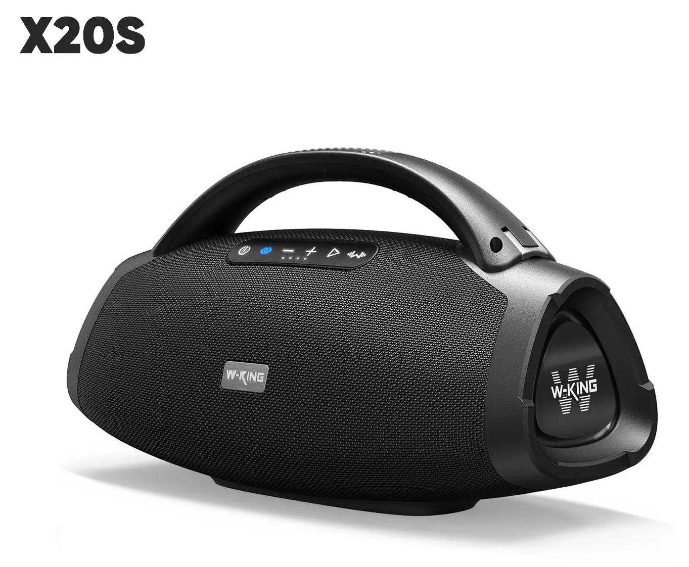 Bluetooth-Lautsprecher - X20S - 140 W RMS - 3-Wege-System - 2.1-Kanal - IPX7-wasserdicht - 6600-mAh-Akku - Schwarz