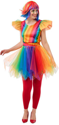 Kleid "Regenbogen", bunt