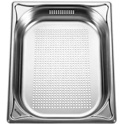 Blanco Garbehälter 574343 32,5x17,6x6,5cm, Edelstahl, gelocht, GN 1/2