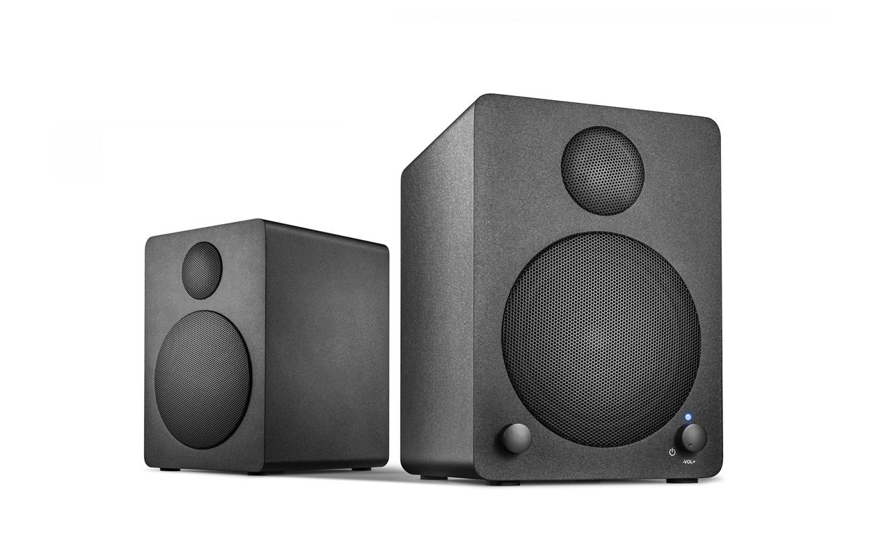 Wavemaster CUBE 2.0 Bluetooth PC-Lautsprechersystem, 2 Aktiv-Lautsprecher, 50 Watt RMS, Bluetooth