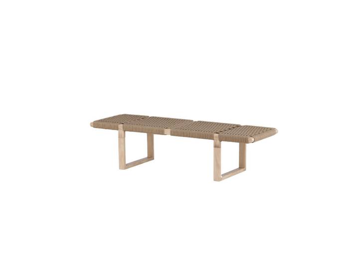 Furnlux Bank Angon Beige 46x140x36 cm, Metall, 46x36x140 cm, Esszimmer, Bank, Sitzbänke