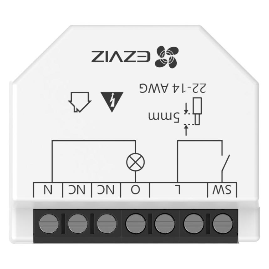 Ezviz New Smart Relay T35W Mater/CS-T35-R200-W (Schaltaktor) (CS-T35-R200-W)