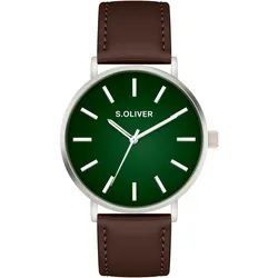 s.Oliver Armbanduhr - Basic Leather