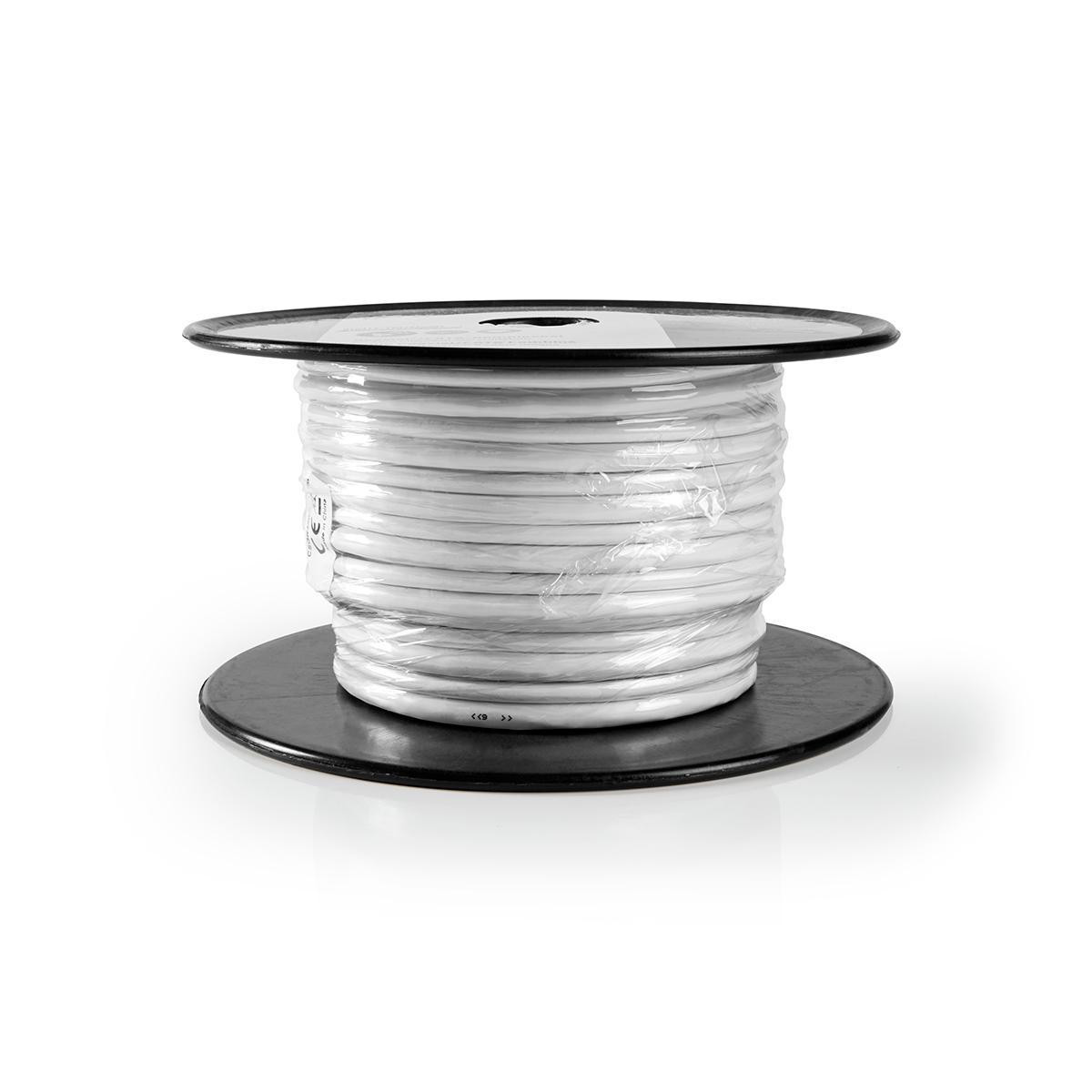 Nedis CSGR4500WT100 RG-59 Coaxiale Kabel, 10 meter, Wit