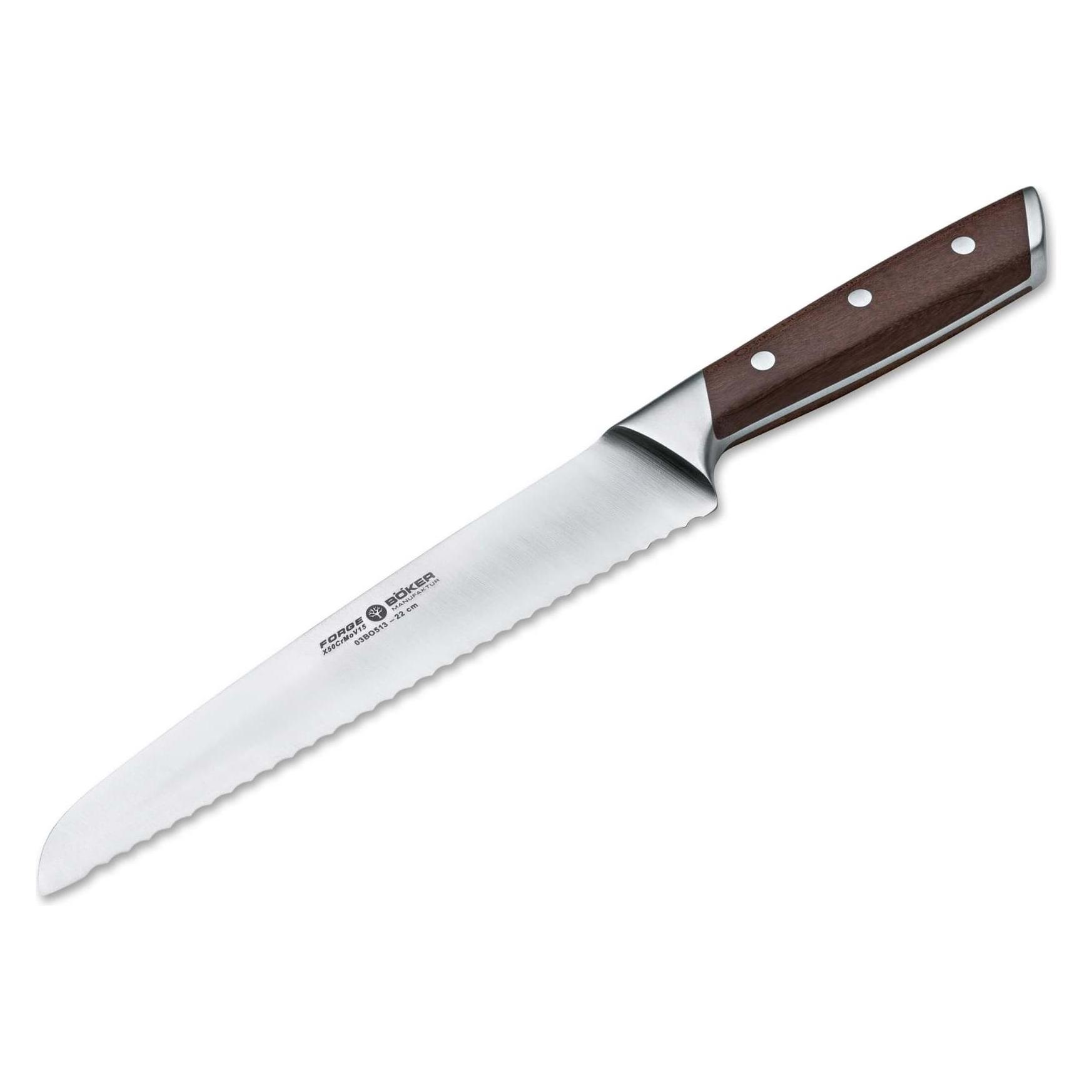 Böker Forge Wood Brotmesser (22 cm) (03BO513)