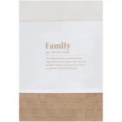 Jollein, Fixleintuch Babybett, Bettlaken Wiege 75x100cm - Family (100 x 75 cm)