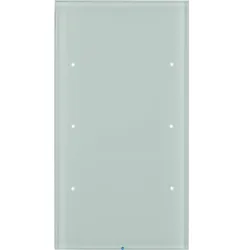 Berker 75143850 Touch-Sensor 3fach Komfort R.3 Glas, polarweiß