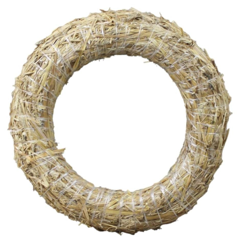 Set van 10 handgemaakte stroringen met een diameter van 20 cm