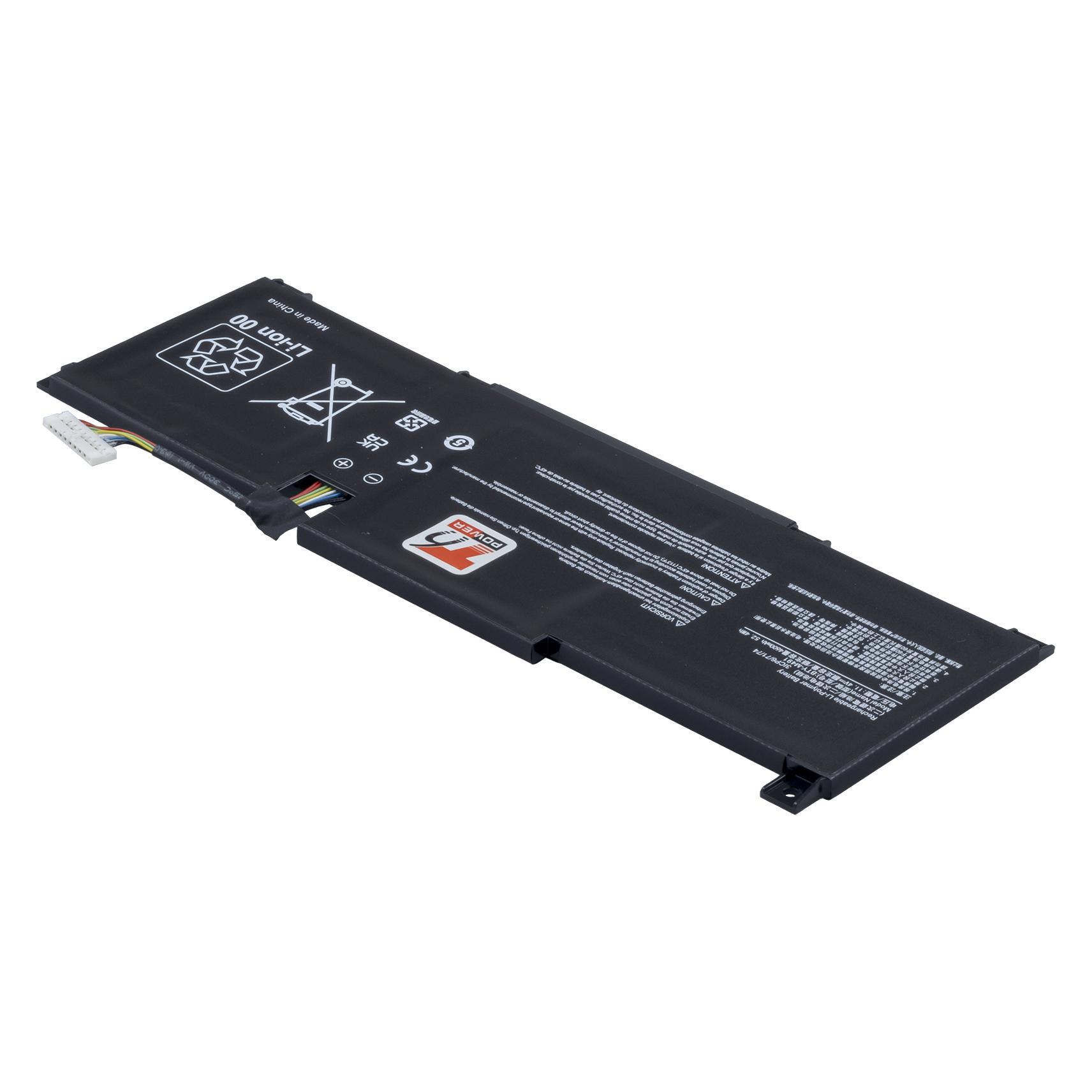 T6 Power Batterie MSI BTY-M491, 4600mAh, 52,4Wh, 3 Zellen, Li-Poly, weisser Stecker (3 Zellen, 4600 mAh) (NBPR0047)