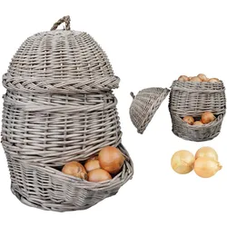 Esschert Design, Blumentopf Zubehör, Zwiebelkorb grau