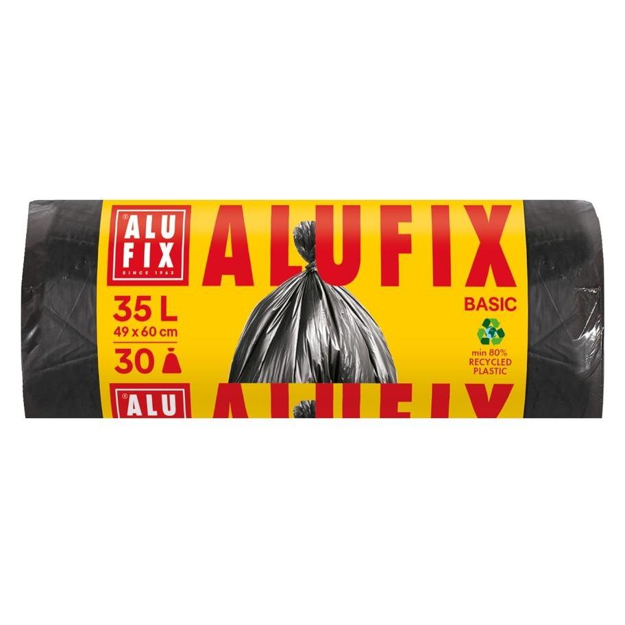 AluFix Worki na śmieci Economy, HDPE, 35l, 30 szt., czarna (30x, 35 l) (66256729)