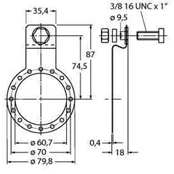 Turck Befestigungsblech RME-5