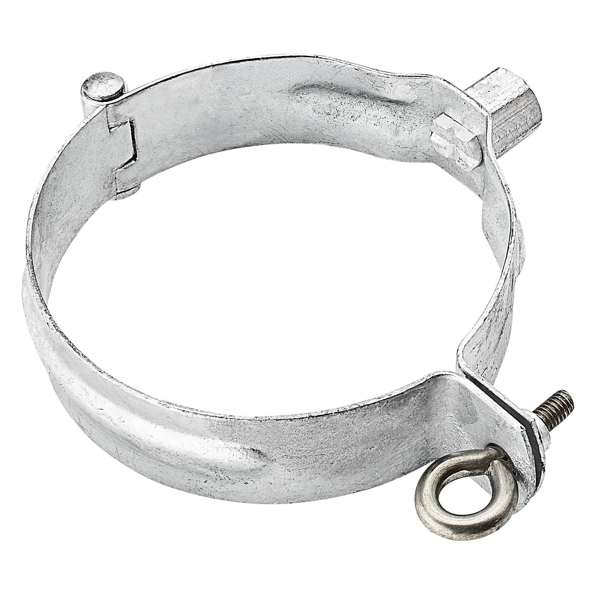 Magni dachrinnen-shop.de Schraubrohrschelle M10 (Normalstahl feuerverzinkt, DN87) (50226)