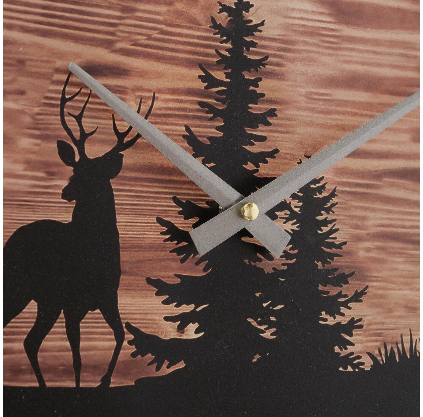 Wanduhr BOLTZE "Ludwig", beige (nature, schwarz), Wanduhren, Wanduhr nature, schwarz Einheitsgröße