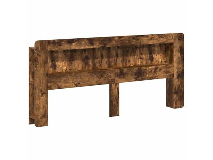 Makastle Kopfteil-Schrank Geräucherte Eiche 215x18,5x100 cm Holzwerkstoff