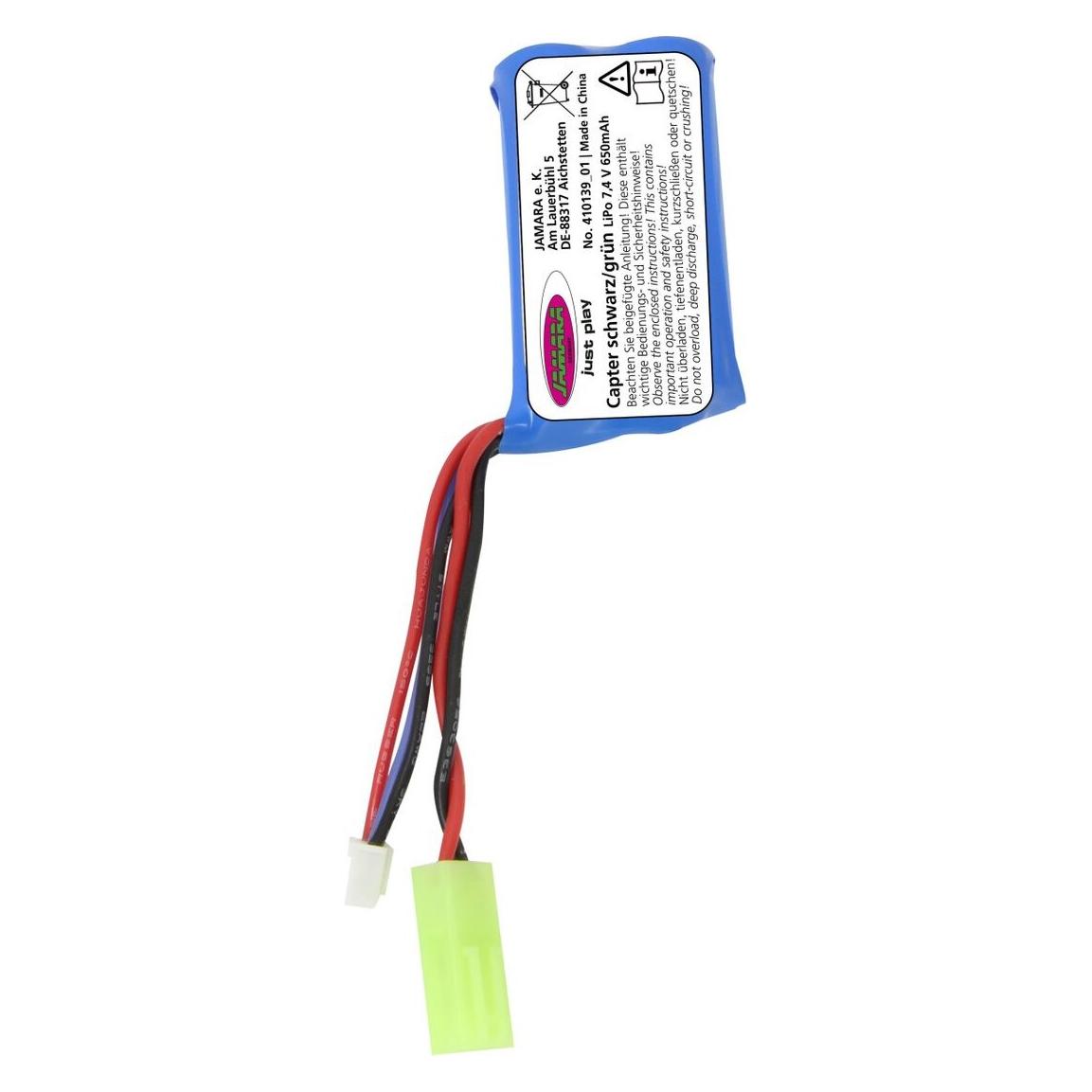 Jamara Akku Capter Speedboot LiPo 7,4V 600mAh 4,81Wh (413126)
