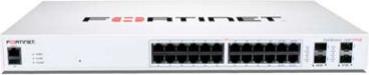 Fortinet FS-124F-POE Switch Gigabit Ethernet PoE+ 24x1G RJ45 4x10G SFP+ Bianco