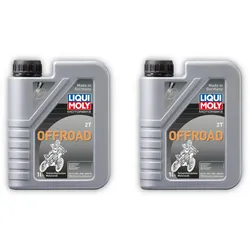 2x Motoröl LIQUI MOLY 3065 Motorbike 2-Takt Offroad 1 Liter