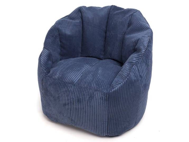Pouf Fauteuil Velours Rembourré Poignée Double fermeture éclair Anti-Perte Intérieur Confort Sz95 M