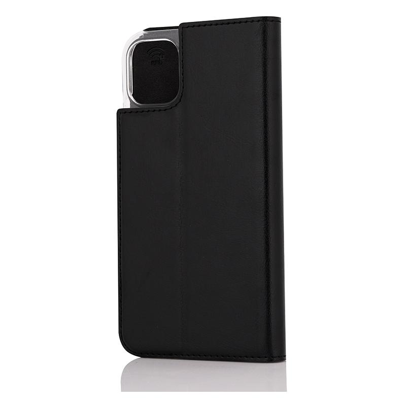 Wave BookCase suojakotelo, iPhone 11, musta (Apple iPhone 11) (WAVE-BC-AP-IP11-BK)