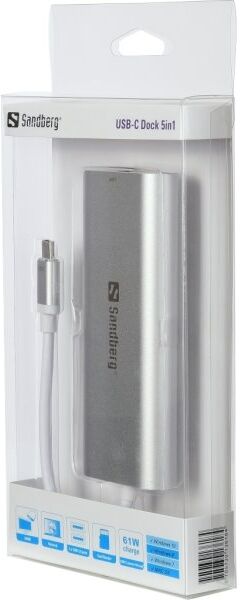 Sandberg Usb-C Til Hdmi+lan+sd+usb