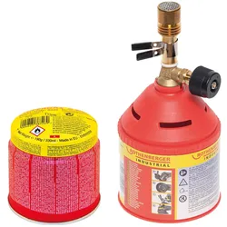 Rothenberger, Lötgerät, Industrial Bunsenbrenner inkl. 1x C200 Kartusche 330ml mit ILL System (Lötlampe)