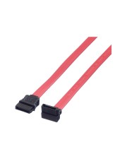 ROLINE SATA-Kabel Serial ATA 150/300 SATA W bis W 50 cm 90° Stecker Rot (11.03.1556)