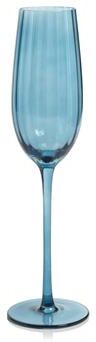 Zodax Malden Optic Champagne Flutes, Set of 4