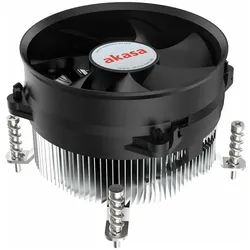 Akasa AK-CC6607EP01 Low Profile CPU-Kühler - Sockel LGA 1700, 64,5 mm Höhe (64.50 mm), CPU Kühler, Schwarz