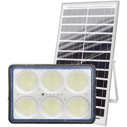 Avizar, Gartenbeleuchtung, LED Solarstrahler aussen 9000K mit Sensor (IP65)
