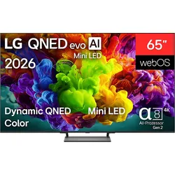 LG 65QNED93B6A QNED evo TV (Flat, 65 Zoll / 163,9 cm, UHD 4K, SMART TV)