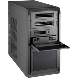 Chieftec LIBRA LT-01B-350GPB (mATX), PC Gehäuse, Schwarz
