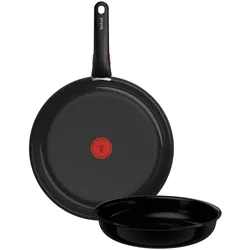 Tefal Ingenio Excellence Unbreakable 3-teiliges Pfannen-Set, Pfannenset + Topfset, Schwarz