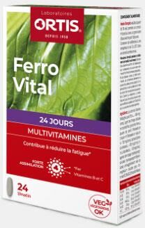 ORTIS FERRO VITAL 24 COMPRIMIDOS