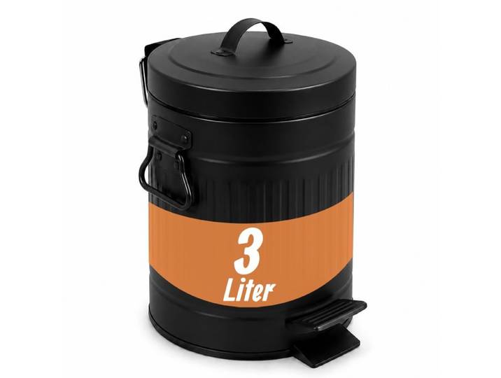 Relaxdays Retro Kosmetikeimer 3 Liter