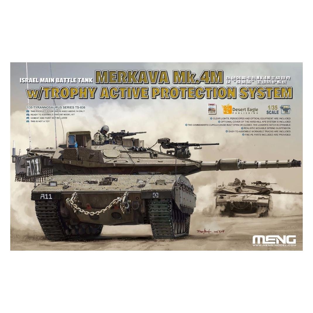 Meng-Model Israel Main Battle Tank merkava Mk.4M w/Trophy Active Protection System (TS-036)