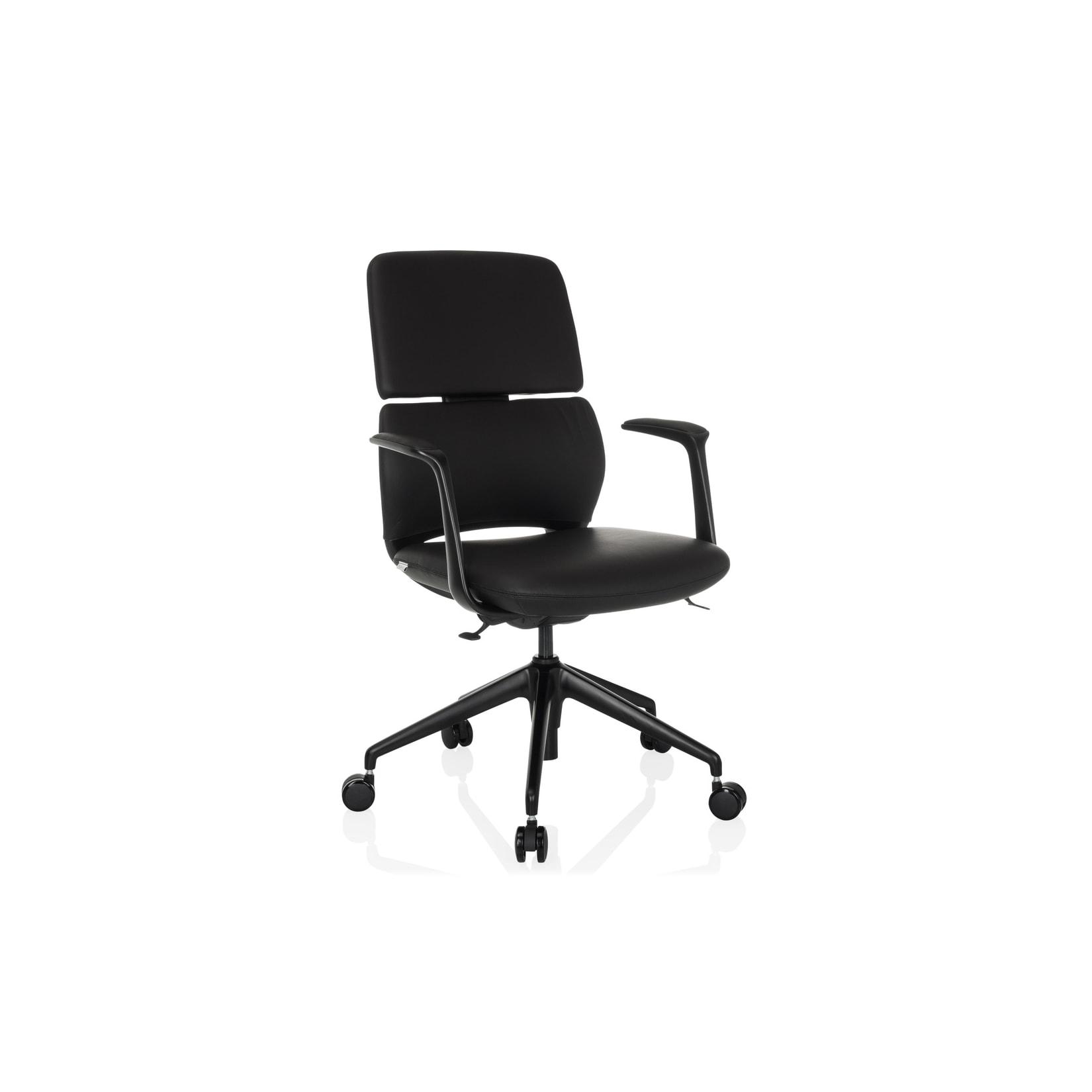 hjh OFFICE Profi Bürostuhl ATMOS DESIGNER Kunstleder mit Armlehnen