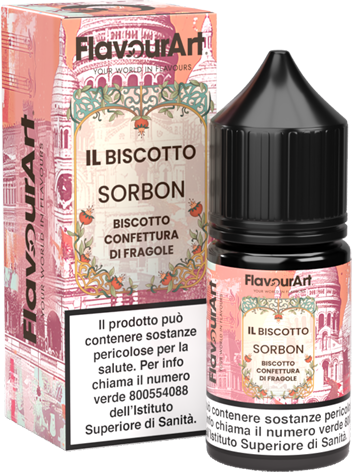Flavourart Sorbon Aroma Mini Shot 10ml Biscotto Marmellata Fragola