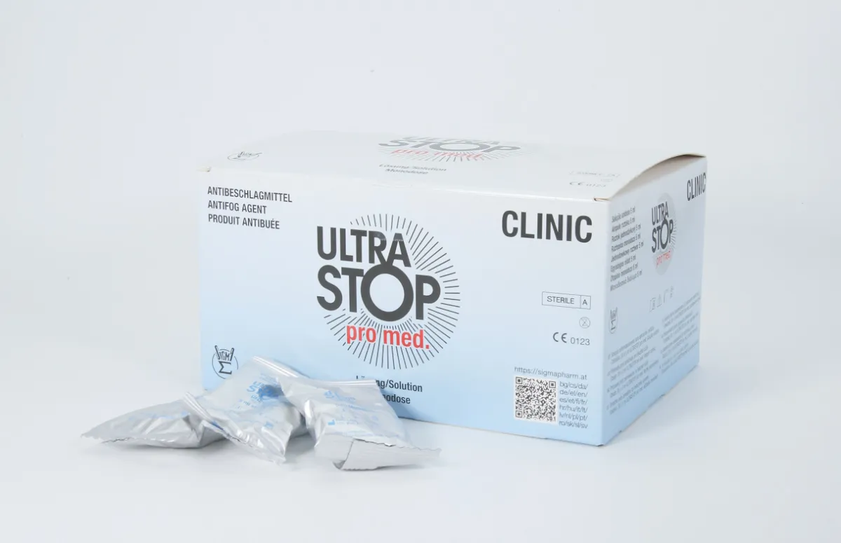 Sigmapharm Arzneimittel GmbH Ultrastop Pro Med Monodose, 5 ml steril (30 Stück) ohne Applikationspad, Antibeschlagmittel 3248918
